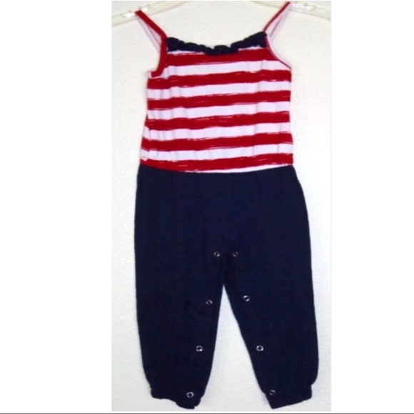 The Children's Place Other - Girls CHILDREN'S PLACE Jumpsuit striped Sz 2T